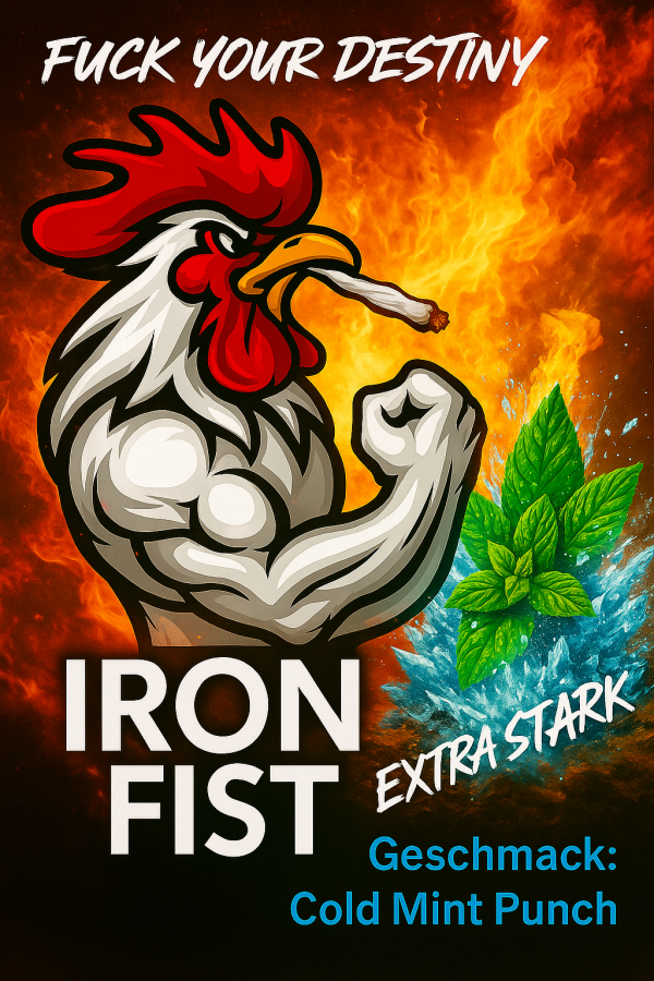 🥶🔥 IRON FIST – 5gr. Cold Mint Punch (Extra Stark)