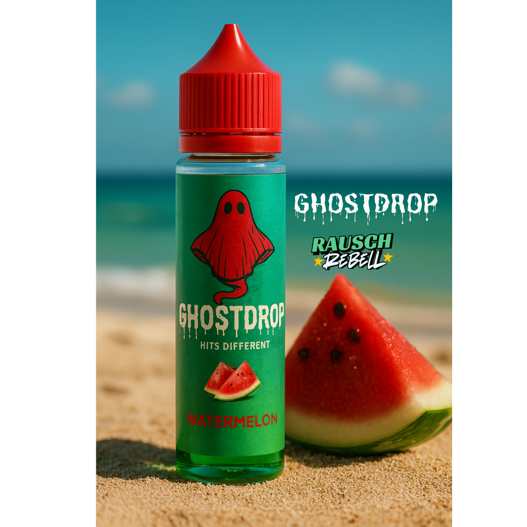Watermelon ist kein Aroma, sondern ein Lebensgefühl. Frucht, Flash und Freiheit in einer Flasche – made by Rauschrebell.