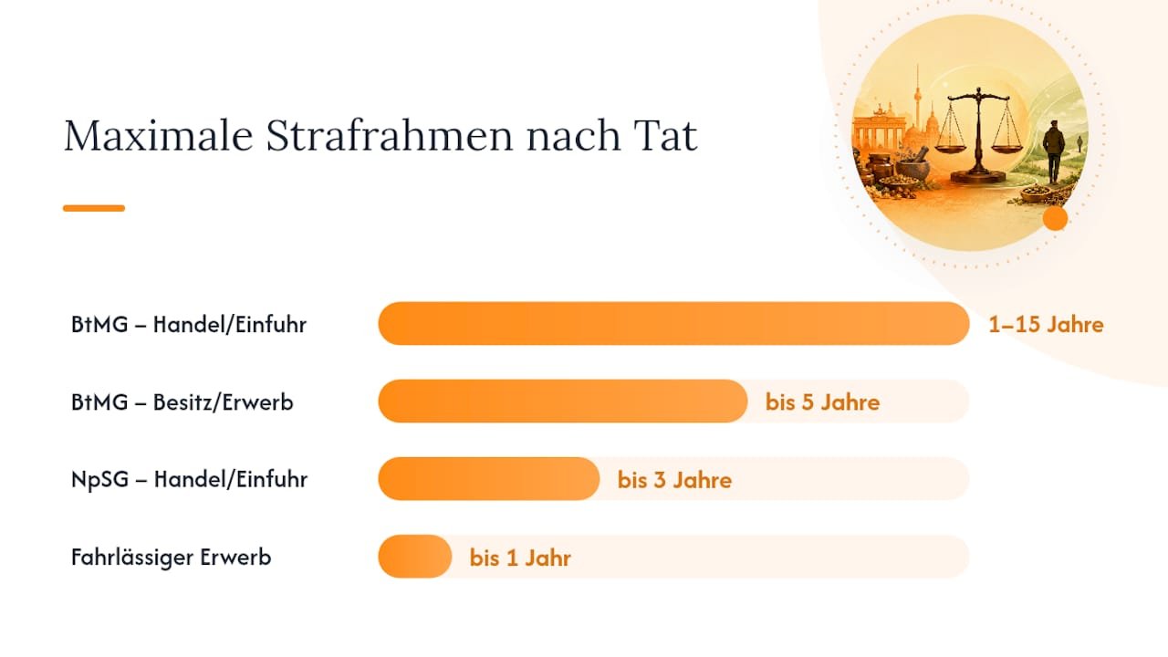 Welche strafrechtlichen Folgen drohen konkret? — overview diagram