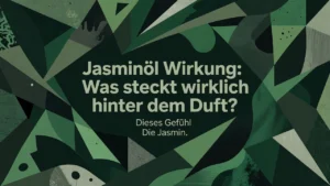 Professional header image for educational tutorial: Jasminöl Wirkung: Was steckt wirklich hinter dem Duft?