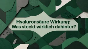 Professional header image for industry analysis: Hyaluronsäure Wirkung: Was steckt wirklich dahinter?