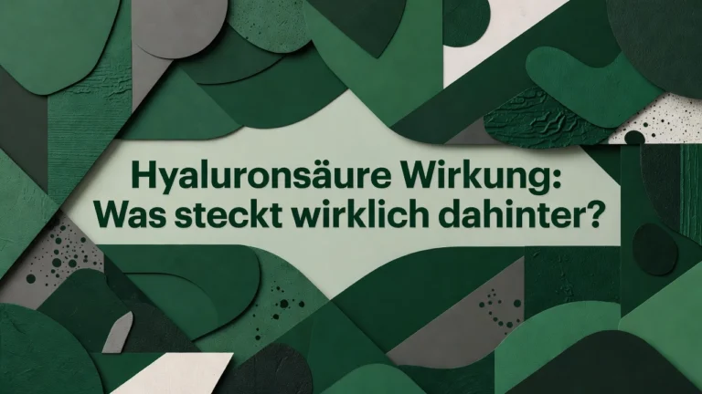 Professional header image for industry analysis: Hyaluronsäure Wirkung: Was steckt wirklich dahinter?