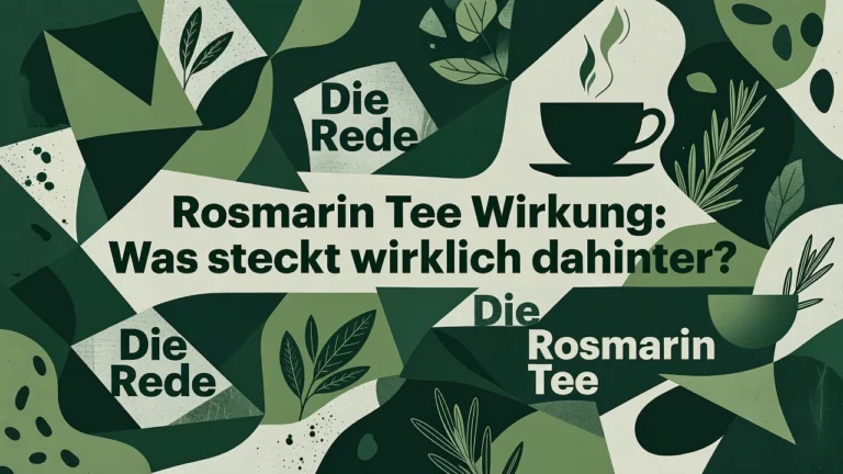Professional header image for list-based article: Rosmarin Tee Wirkung: Was steckt wirklich dahinter?