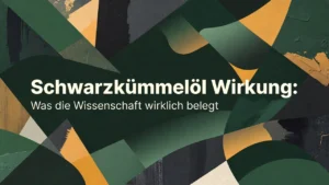 Professional header image for industry analysis: Schwarzkümmelöl Wirkung: Was die Wissenschaft wirklich be...