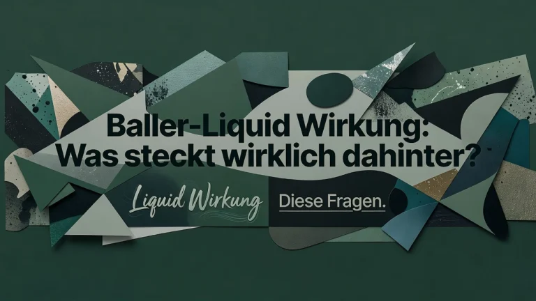 Professional header image for industry analysis: Baller-Liquid Wirkung: Was steckt wirklich dahinter?