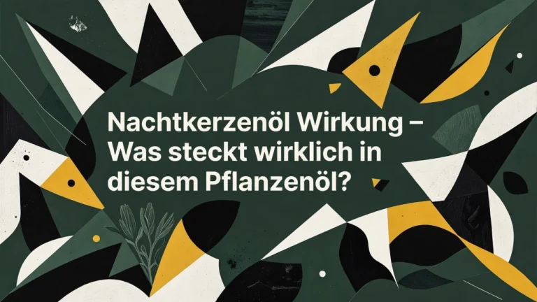 Professional header image for industry analysis: Nachtkerzenöl Wirkung – Was steckt wirklich in diesem Pfl...