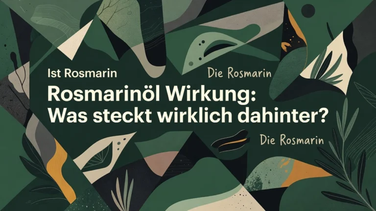 Professional header image for list-based article: Rosmarinöl Wirkung: Was steckt wirklich dahinter?