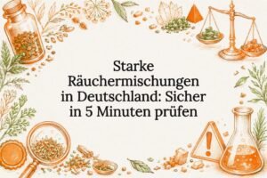 Illustrierte Titelseite zur sicheren Produktprüfung