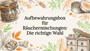 Illustrierte Aufbewahrungsbehälter und Pflanzenmotive